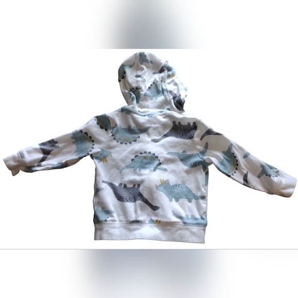 BOGO: Carter's Zip Up Dinosaur Hoodie - Picture 3 of 4